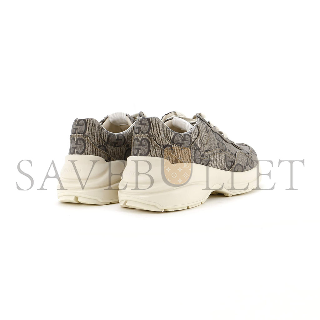 G*u*i rhyton sneakers jumbo gg coated canvas